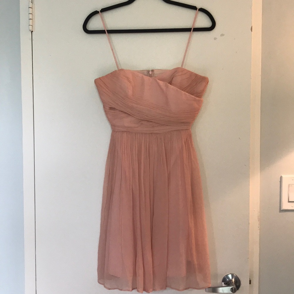 J Crew Link Bridesmaid Cocktail Strapless Dress